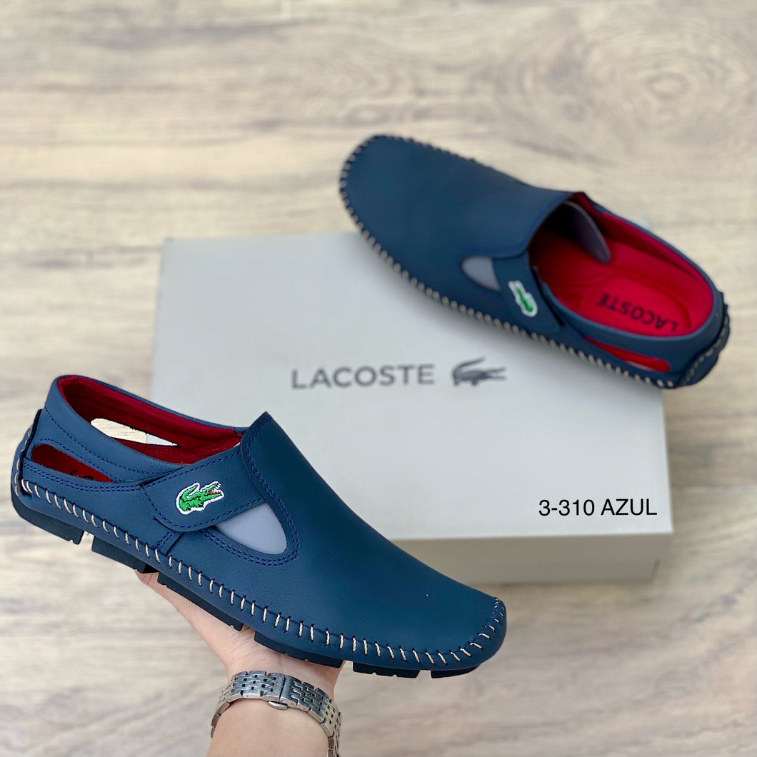 CALZADO CASUAL MOCASIN HOMBRE LACOST3 AZUL